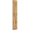 Ekena Millwork Spaced Board-n-Batten Shutters w/Z-Bar, Rough Sawn Western Red Cedar, 17 1/8W x 80H, PR RBS06Z17X080RWR - alternate 3